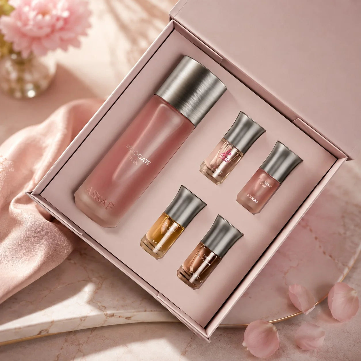 Coffret de parfum Arrogate Pink Collection par Assaf