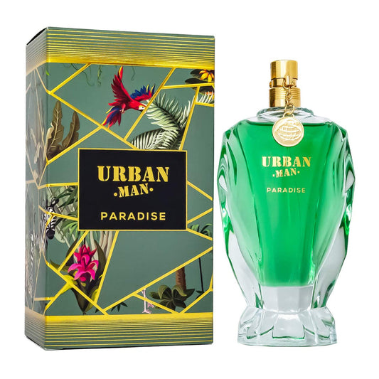 Urban Man Paradise Eau De Parfum Fragrance World Pour Homme – 90ml - elharchiparfums