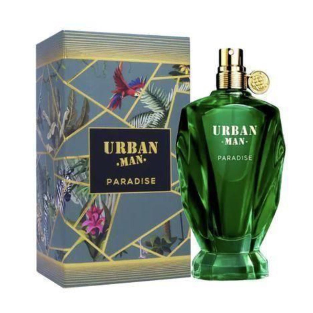 Urban Man Paradise Eau De Parfum Fragrance World Pour Homme – 90ml - elharchiparfums
